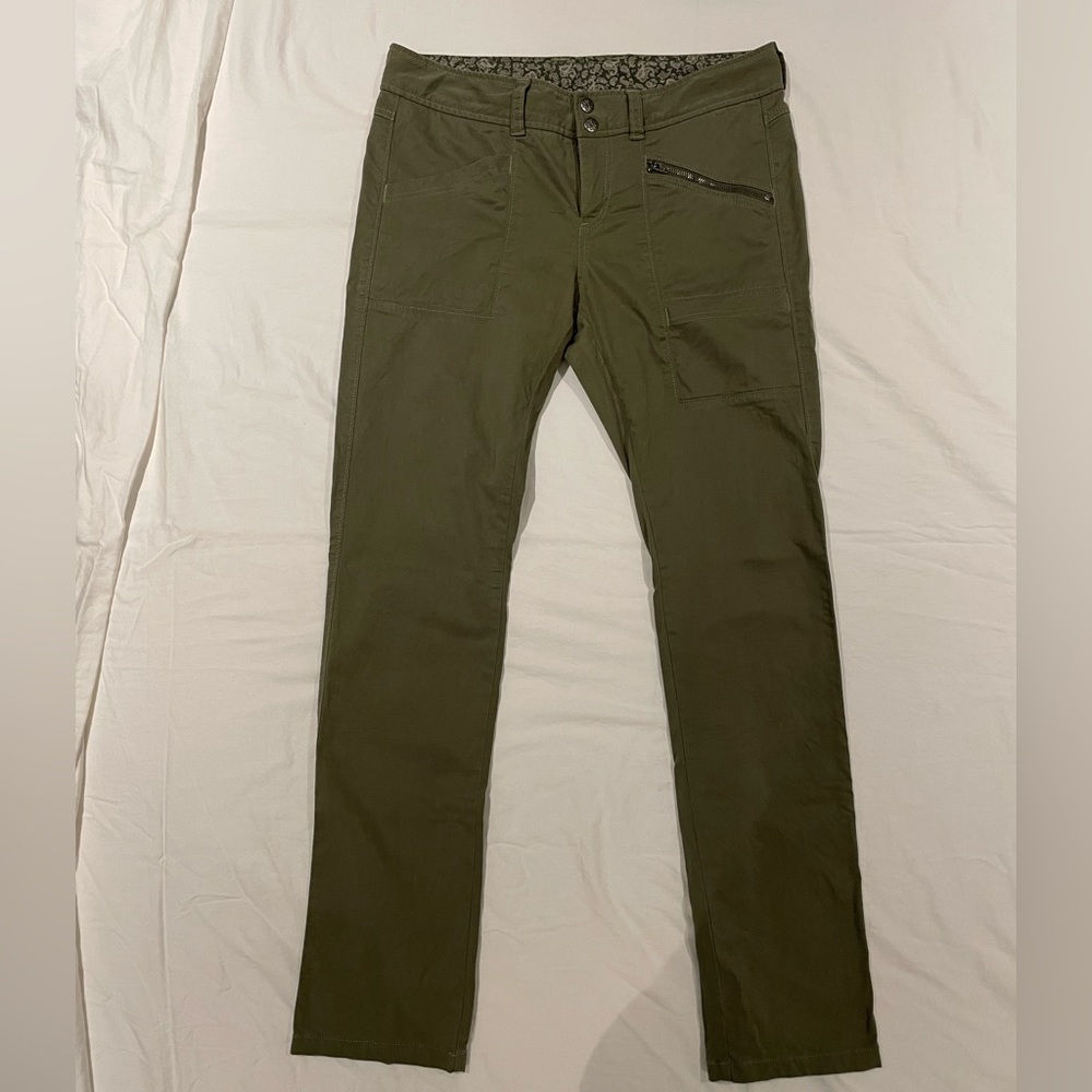 Athleta Cargo Straight Leg Casual Pants Womens Size 6